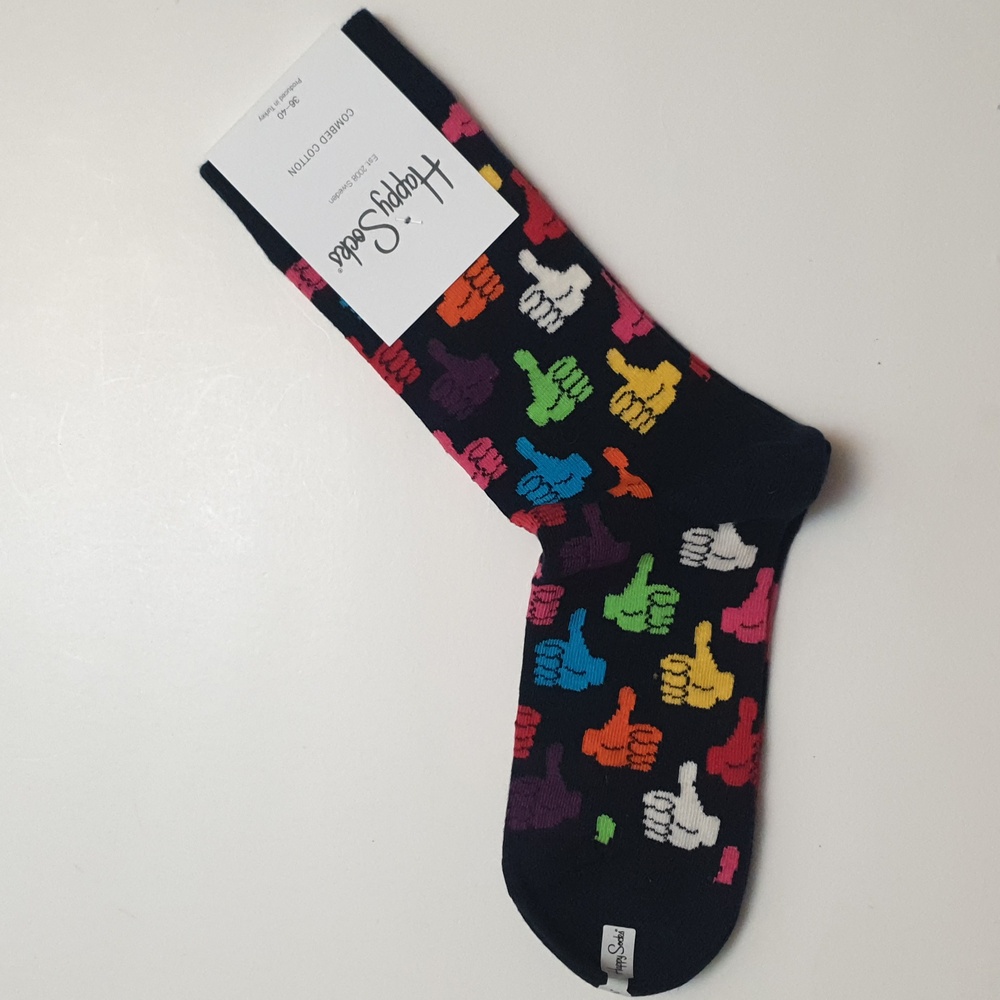 Happy Socks Women Socks EU 36-40, US 5.5 - 9.5 Brand New Combed Cotton #69